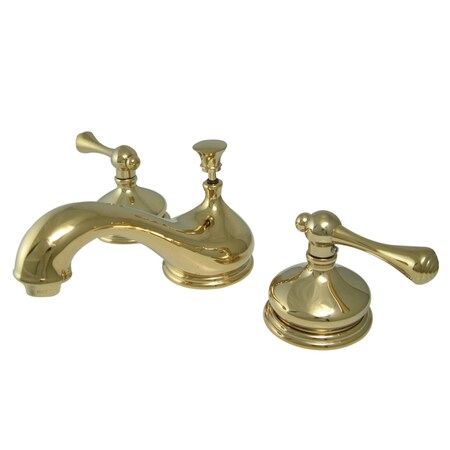 Kingston Brass KS1162BL 8" Widespread Bathroom Faucet, Polished Brass KS1162BL